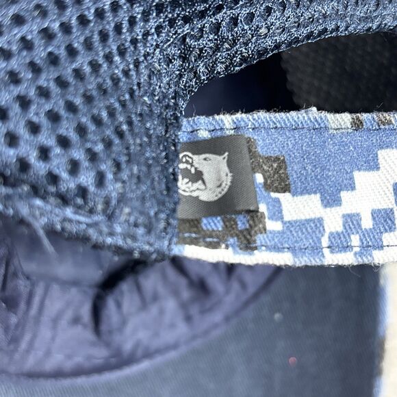 Blue American Flag Patch Adult Digital Camo Baseball Hat Cap Pit Bull Removable - Picture 5 of 10